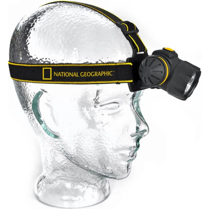 Фонарь налобный BRESSER National Geographic, светодиодный 74625 Фонарь налобный BRESSER National Geographic, светодиодный 74625